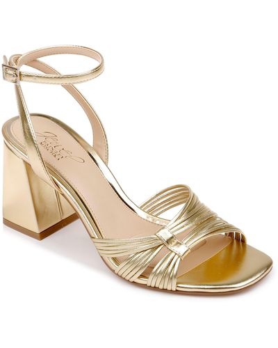 Badgley mischka laraine embellished ankle strap sandal 2025