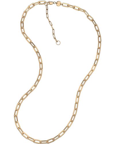 Jennifer Zeuner maggie Long Paper Clip Chain Necklace - Multicolor