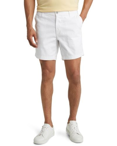 AG Jeans Cipher 7-inch Chino Shorts - White