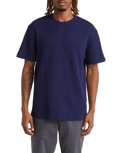 Saturdays NYC Relaxed Waffle T-shirt - Blue