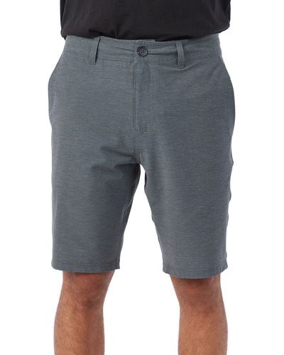 O'neill Sportswear Stockton Print Water Repellent Bermuda Shorts - Gray