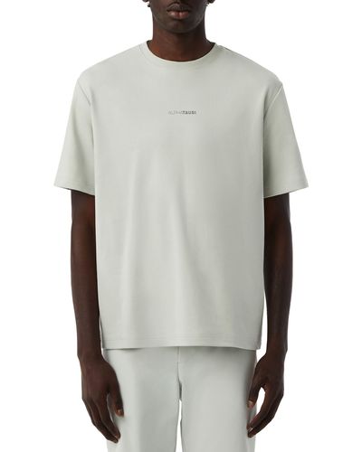 ALPHATAURI Janso Organic Cotton Graphic T-shirt - Gray
