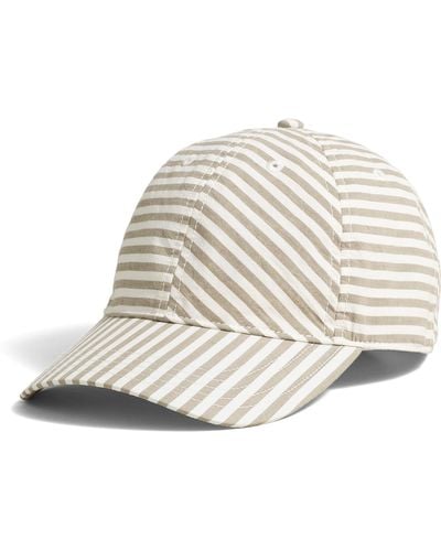 Madewell Pieced-stripe Baseball Cap - White