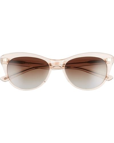 SALT Hillier 55mm Polarized Cat Eye Sunglasses - Brown