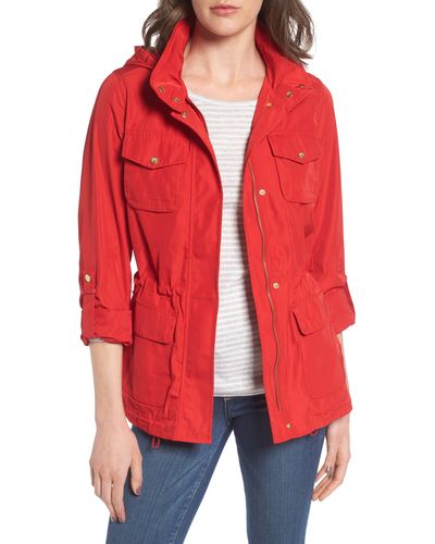 Vince Camuto Americana Parka - Red