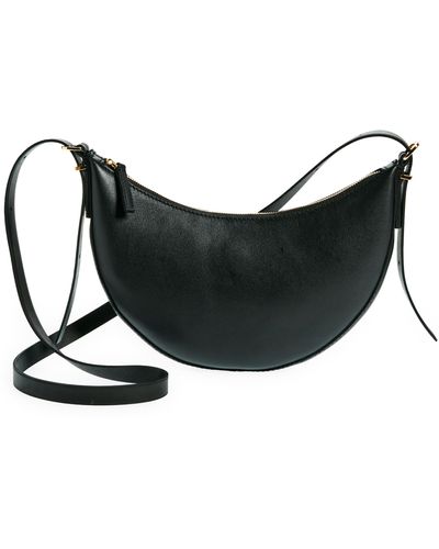 Madewell Mini The Essential Convertible Top Handle Crossbody Bag - Black