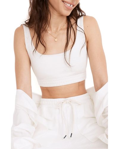 MWL by Madewell Terry Bralette - White
