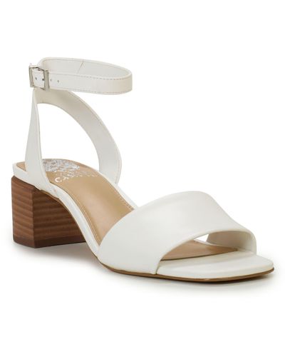 Vince Camuto Carliss Ankle Strap Sandal - White