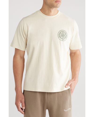 Museum of Peace & Quiet Wellness Center Cotton Graphic T-shirt - White