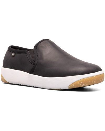 Bogs Kicker Leather Slip-on Shoe - White