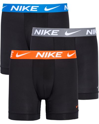 Nike 3-pack Dri-fit Essential Micro Boxer Briefs - Blue