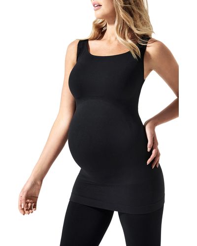 Blanqi Everyday Maternity Belly Support Tank Top - Black