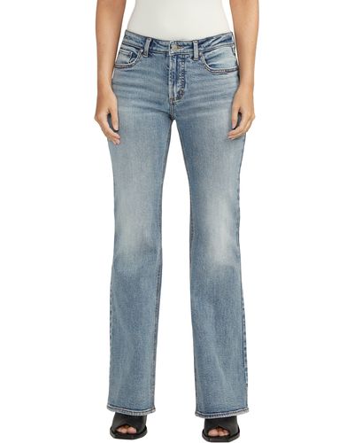 Silver Jeans Co. Be Low Flare Jeans - Blue