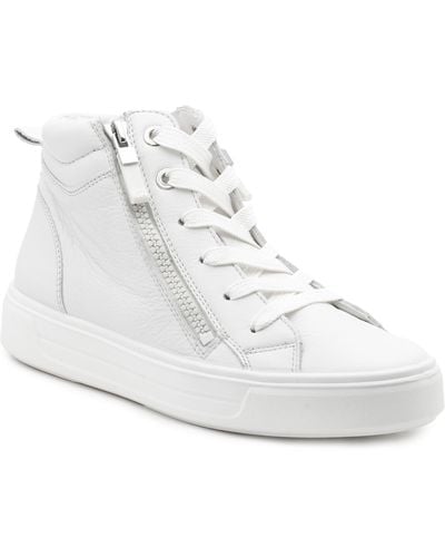 Ara Camden High Top Sneaker - White