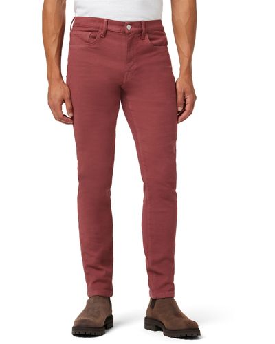 Joe's Jeans The Airsoft Asher Slim Fit Terry Jeans - Red