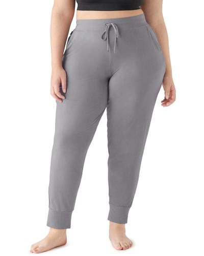 True & Co. Any Wear Lounge Pocket Sweatpants - Gray