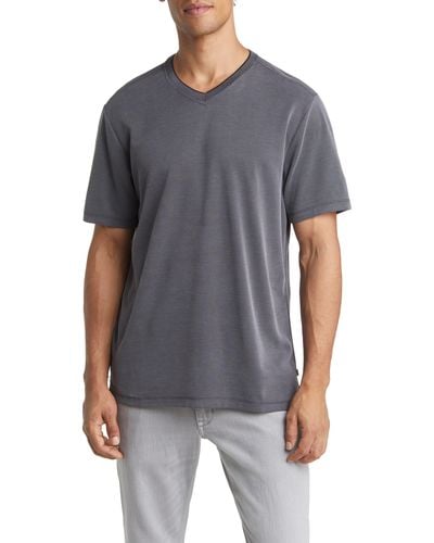 Tommy Bahama Coastal Crest Islandzone® V-neck T-shirt - Gray
