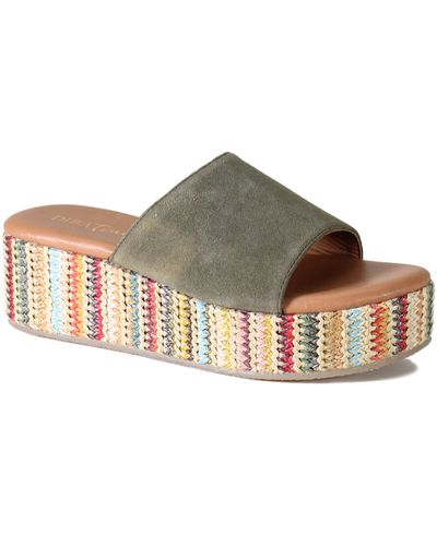 Diba True Rock Steady Platform Slide Sandal - Multicolor