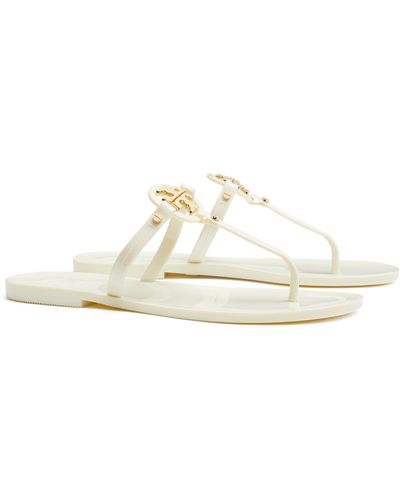 Tory Burch Mini Miller Jelly Thong Sandal - White