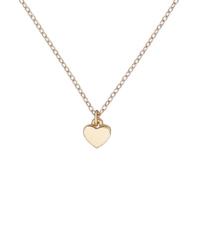 Ted Baker Hara Tiny Heart Pendant Necklace - Metallic