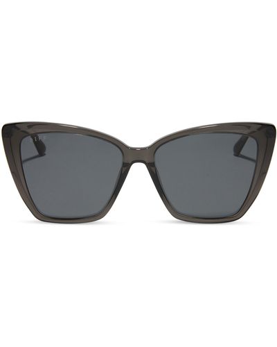 DIFF Becky Ii 55mm Cat Eye Sunglasses - Gray