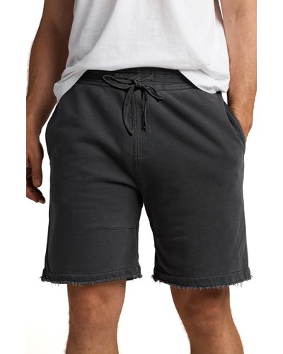 Rowan Brady Cotton Terry Sweat Shorts - Black