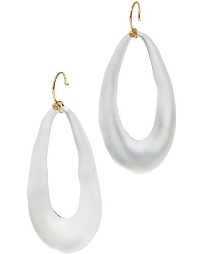 Alexis Lucite® Drop Earrings - White