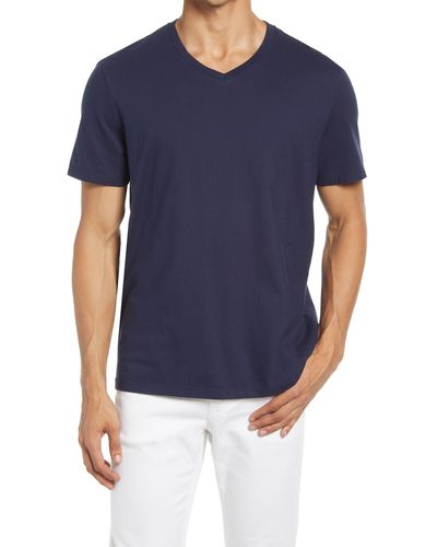 AG Jeans Bryce V-neck T-shirt - Blue
