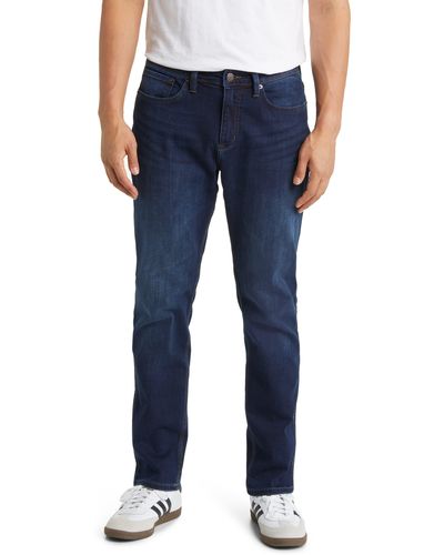 DUER Relaxed Tapered Performance Denim Jeans - Blue