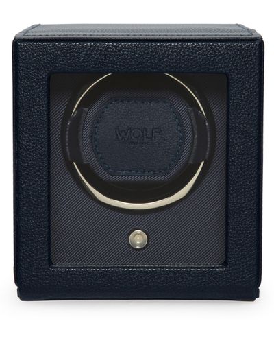 Wolf Cub Single Watch Winder - Blue