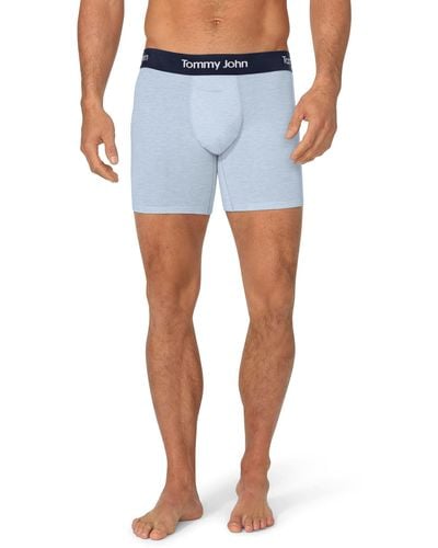 Tommy John Second Skin 6-inch Boxer Briefs - Blue