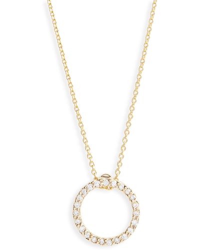 Roberto Coin Xs Diamond Pendant Necklace - White