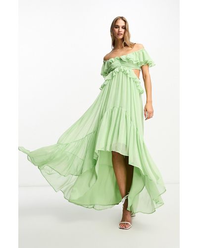 Asos Ruffle Maxi Dresses for Women - Up to 68% off | Lyst