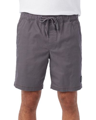 O'neill Sportswear Porter Stretch Cotton Shorts - Gray