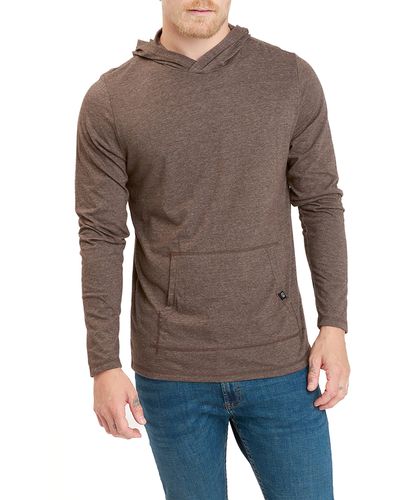 Threads For Thought Pullover Hoodie - Brown