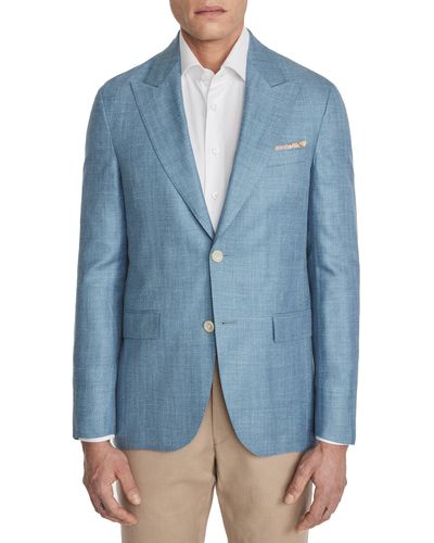 Jack Victor Marcus Soft Constructed Wool - Blue
