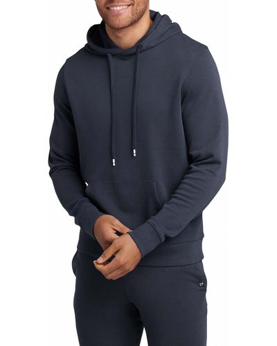 Tommy John French Terry Pullover Hoodie - Blue