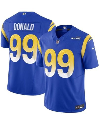 Men's Nike Aaron Donald Royal Los Angeles Rams Vapor Limited Jersey