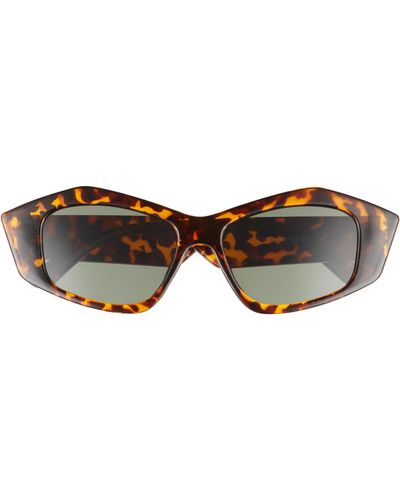 Fifth & Ninth Zaria 55mm Geometric Sunglasses - Multicolor
