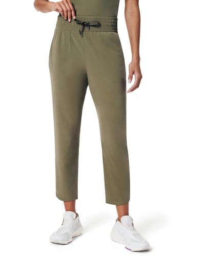 Spanx Spanx Casual Fridays High Waist Crop Tapered Pants - Green