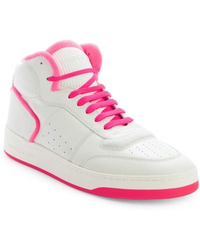 Saint Laurent Sl/80 Mid Top Sneaker - Pink