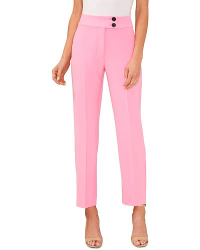 Cece Tapered Ankle Pants - Pink