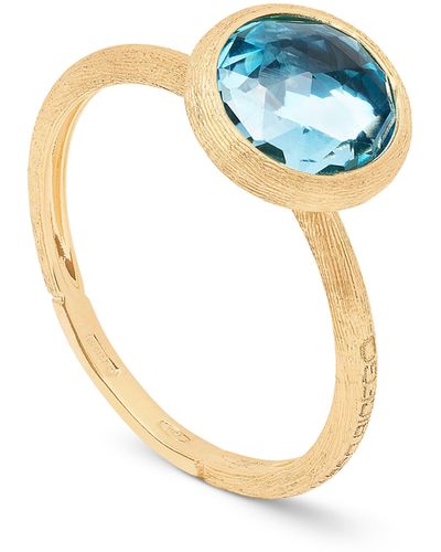 Marco Bicego Round Topaz Solitaire Ring - Blue