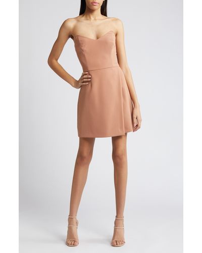 French Connection Whisper Strapless Minidress - Multicolor