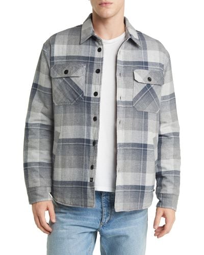 Rails Worthing Cotton Shirt Jacket - Gray