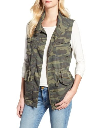 Caslon camo store utility jacket