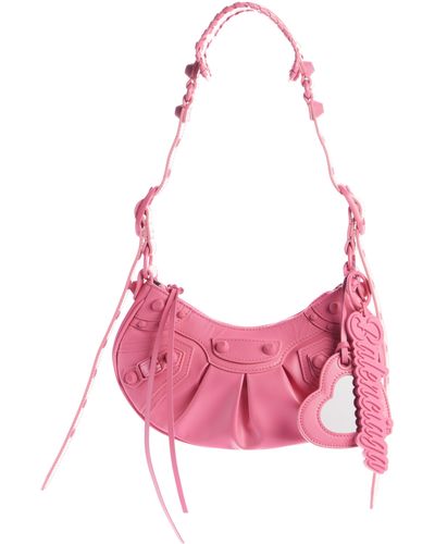 Balenciaga Extra Small Le Cagole Lambskin Shoulder Bag - Pink