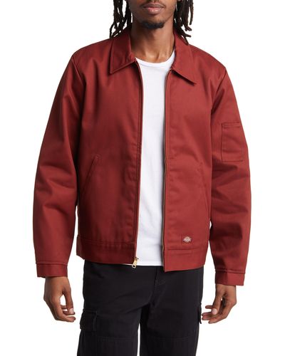 Dickies Eisenhower Water Repellent Insulated Jacket - Red