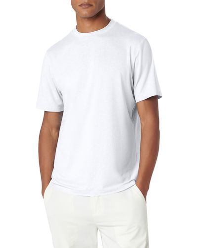 Bugatchi Crewneck Performance T-shirt - White