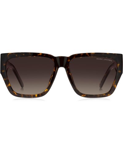Marc Jacobs 57mm Gradient Square Sunglasses - Brown